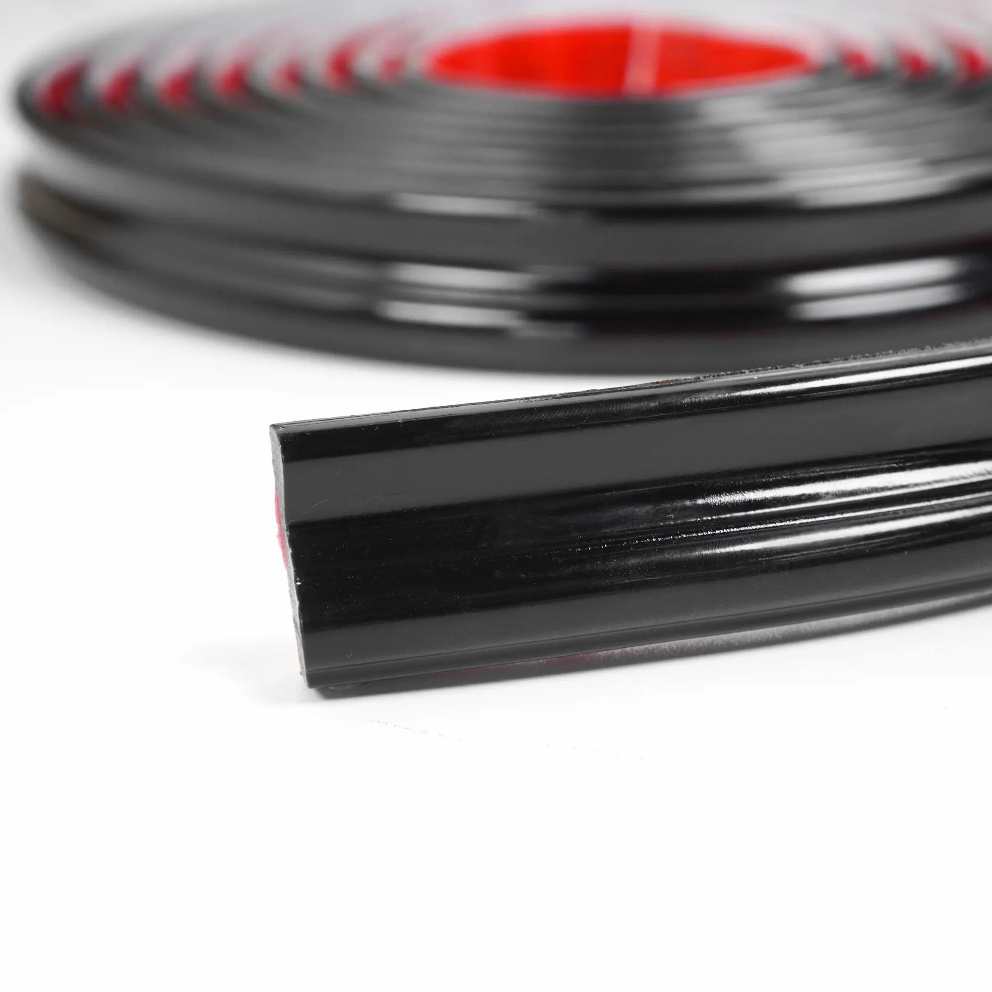 COLAMO Black Molding Trim Adhesive Peel and Stick Baseboard Trim Tile Edge Trim