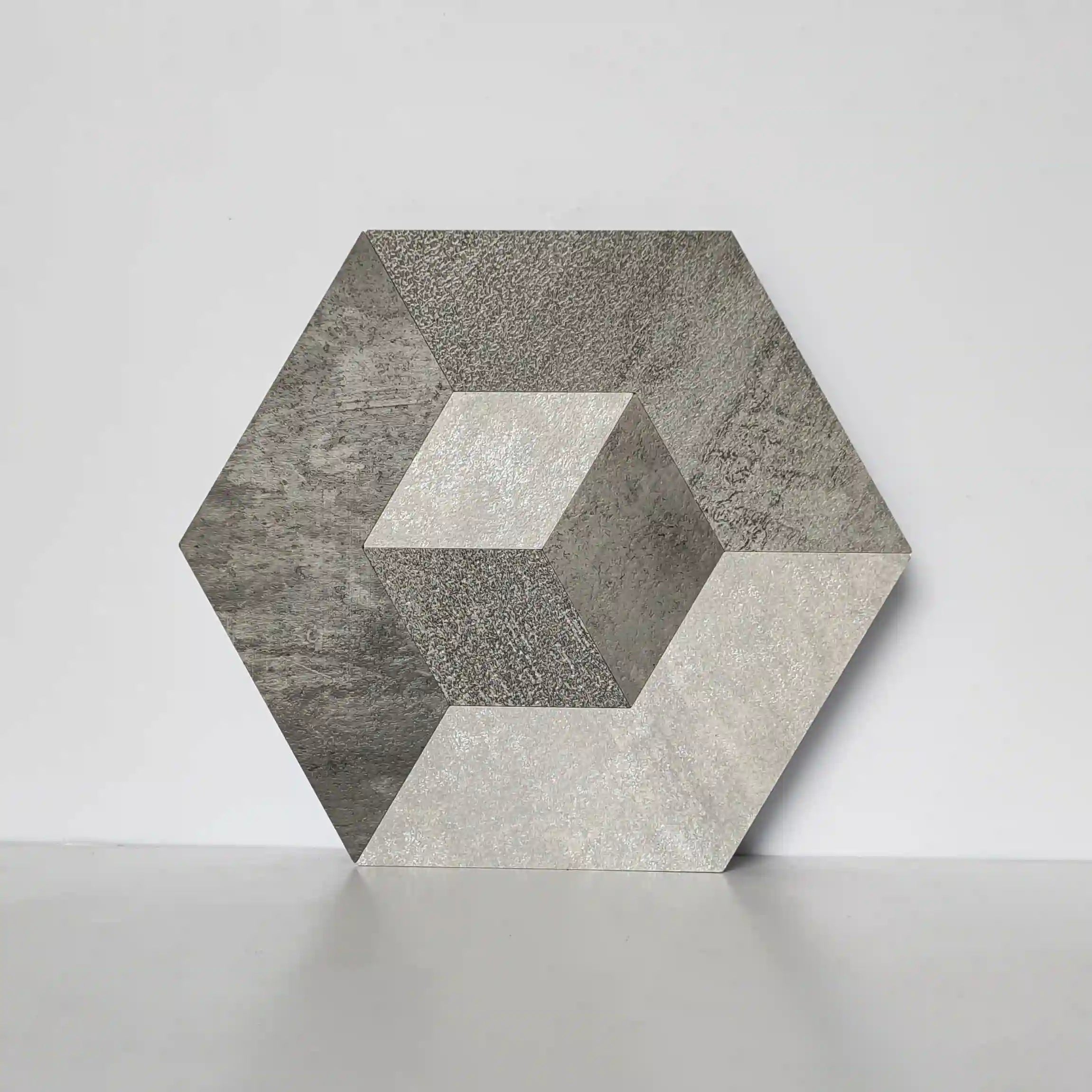 Illusion Peel and Stick Backsplashes Hexagon Tiles, Moon Cloud