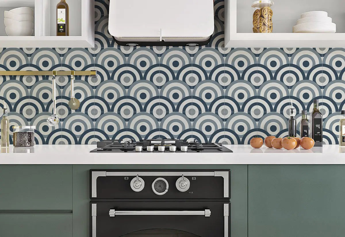 Peel and top stick backsplash waterproof
