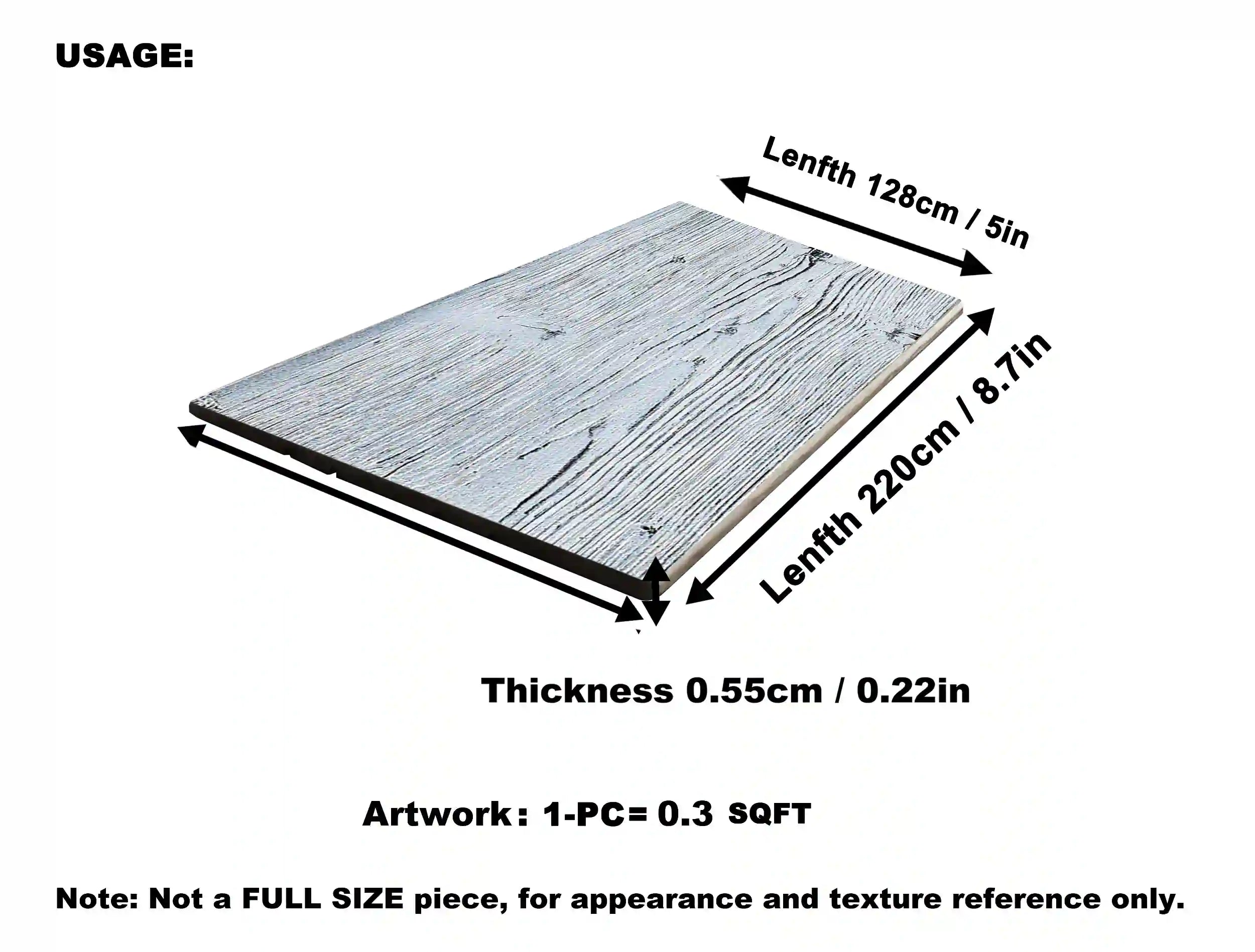 COLAMO Paneles de pared de madera de pino blanqueado para pelar y pegar Tablones traslapados 